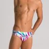 Maillot De Bain Arena Homme Crazy Zebras Brief Multicolor -Funky Trunks Soldes 002908 850 crazy zebras brief 003 o