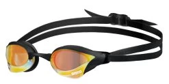 Lunettes De Compétition Natation Arena Cobra Core Swipe Mirror Yellow Black