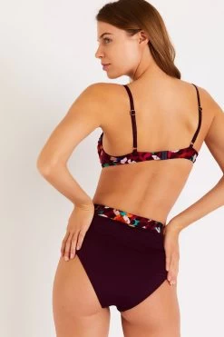 Maillot De Bain 2 Pièces Violet Rejane & Gaby Aukana -Funky Trunks Soldes 20e rejane aukana zfi55 gaby aukana zfi55 dos