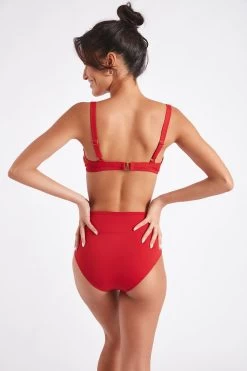 Maillot De Bain 2 Pièces Rouge Saskia & Andra Lavandou -Funky Trunks Soldes 20e saskia c lavand 41n89 andra lavandou 41n89 dos 2 1
