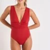 Maillot De Bain Une Pièce Rouge Cerise CARLA CABOURG -Funky Trunks Soldes 21e carla cabourg 41n89 dev 1