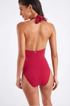 Maillot De Bain Une Pièce Rose Framboise MARILEE PORTOFINO -Funky Trunks Soldes 21e marilee portofi zgq63 dos