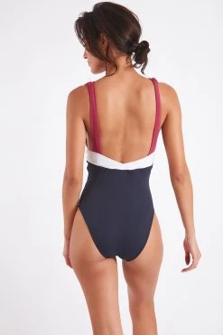 Maillot De Bain Une Pièce Bleu Marine ALAMEDA TAMARINDO -Funky Trunks Soldes 22e alameda tamarin 14h06 dos