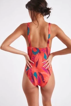 Maillot De Bain Une Pièce Papaye CAROLINA COLOREA -Funky Trunks Soldes 22e carolina colore zhk23 dos