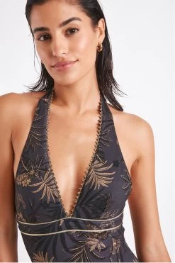 Maillot De Bain Une Pièce Anthracite Cybèle Suzco -Funky Trunks Soldes 22e cybele suzco zgz70 dev3