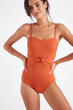 Maillot De Bain Une Pièce Orange Paprika DATEA YOCOA -Funky Trunks Soldes 22e datea yocoa won92 dev1