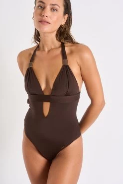 Maillot De Bain 1 Pièce Marron ELISE ALAMOR -Funky Trunks Soldes 22e elise alamor hzt78 dev4