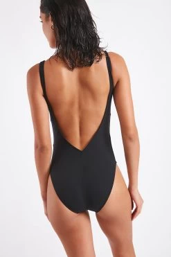 Maillot De Bain Une Pièce Noir EMAYA PORTOFINO -Funky Trunks Soldes 22e emaya portofino zgq01 dos1