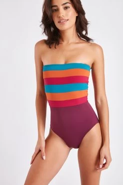 Maillot De Bain Une Pièce Bustier Coloré LEONIE OSTEA -Funky Trunks Soldes 22e leonie ostea 41n95 dev2