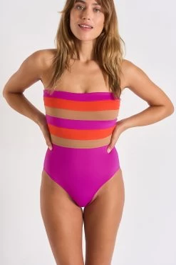 Maillot De Bain 1 Pièce Bustier Rose LEONIE OSTEA -Funky Trunks Soldes 22e leonie ostea won53 dev1