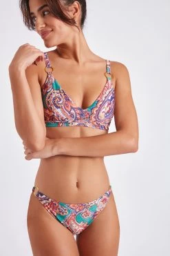 Maillot De Bain 2 Pièces Imprimé Cachemire Coloré Zungo & Noblea Kasbah