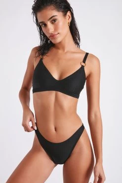 Maillot De Bain 2 Pièces Noir Zungo & Denia Mecaya