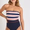Maillot De Bain 1 Pièce Bustier Marine à Rayures ISABEL BERKANE -Funky Trunks Soldes 23e isabel berkane zhr06 dev2
