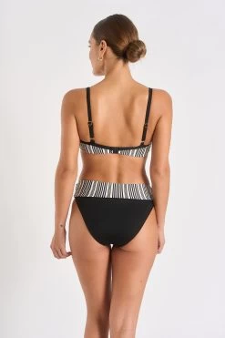 Maillot De Bain 2 Pièces Noir OKIMI & ADELES ALLIAGE -Funky Trunks Soldes 23e okimi c alliage zho01 adeles alliage zho01 dos