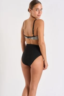 Maillot De Bain 2 Pièces Noir OKIMI & ADELES ALLIAGE -Funky Trunks Soldes 23e okimi c alliage zho01 adeles alliage zho01 dos1