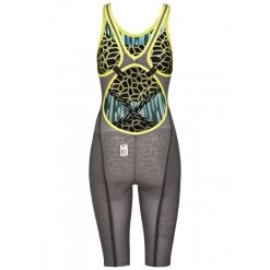 Combinaison De Natation Femme Arena Carbon Ultra Edition 2018 Dos Ouvert Blue Drops Fluo/ Yellow -Funky Trunks Soldes arena2