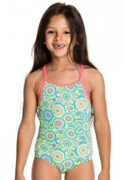 Maillot De Bain Funkita Enfant Fille Petal Party Multicolore
