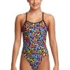 Maillot De Bain Funkita Fille Single Strap - Brand Galaxy 1 Maillot De Bain Funkita Fille Single Strap - Brand Galaxy -Funky Trunks Soldes fs16g brand galaxy 01